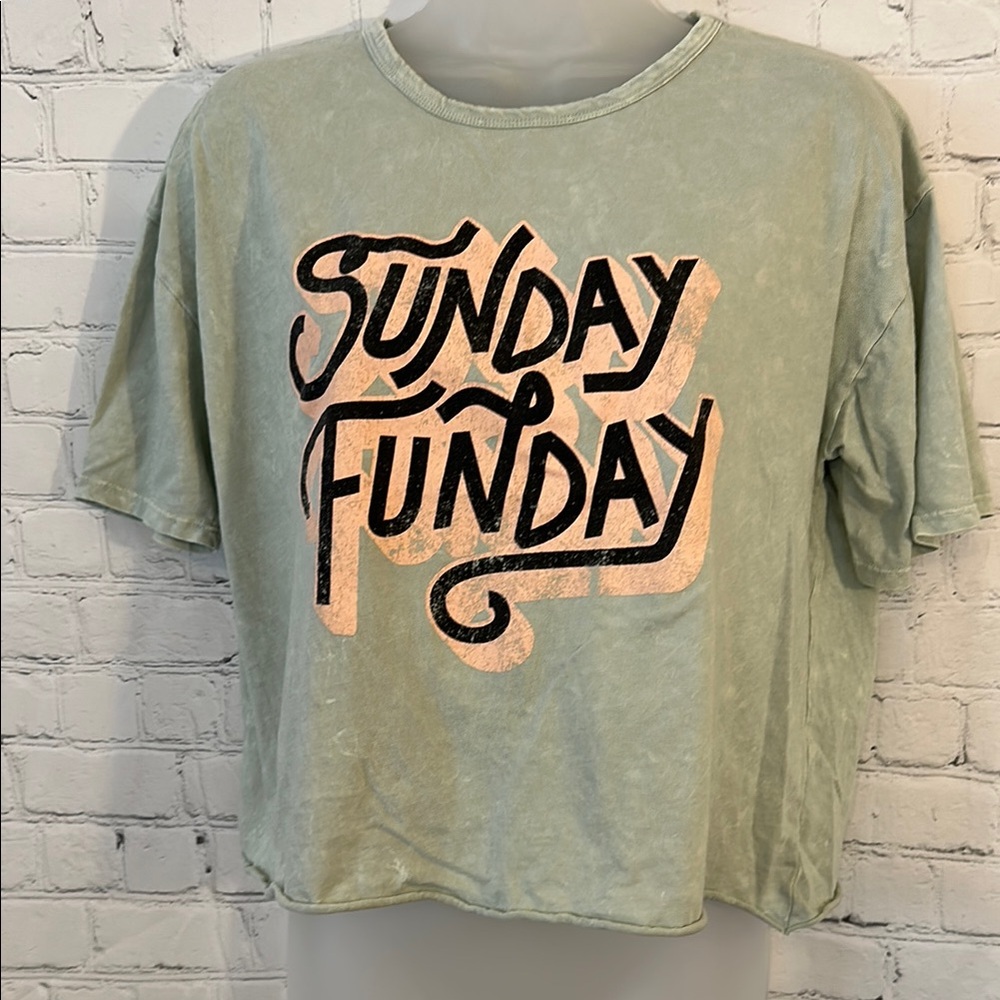 Caution to the Wind Sunday Funday Graphic Tee